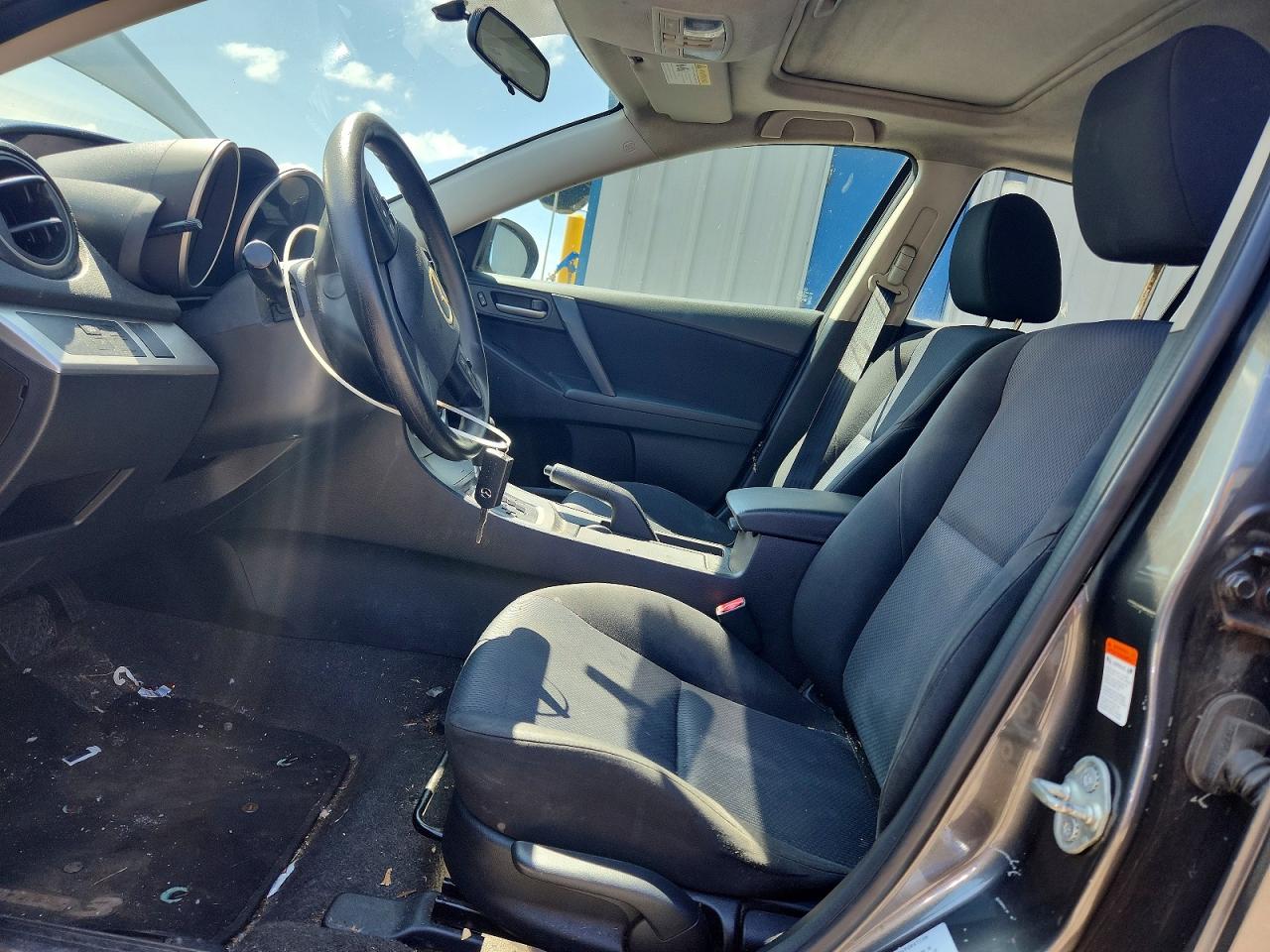 2010 Mazda 3 I Gray vin: JM1BL1SG6A1265744