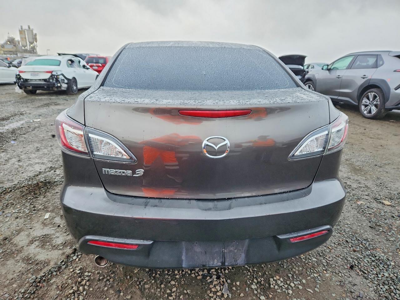 2010 Mazda 3 I Gray vin: JM1BL1SG7A1196952