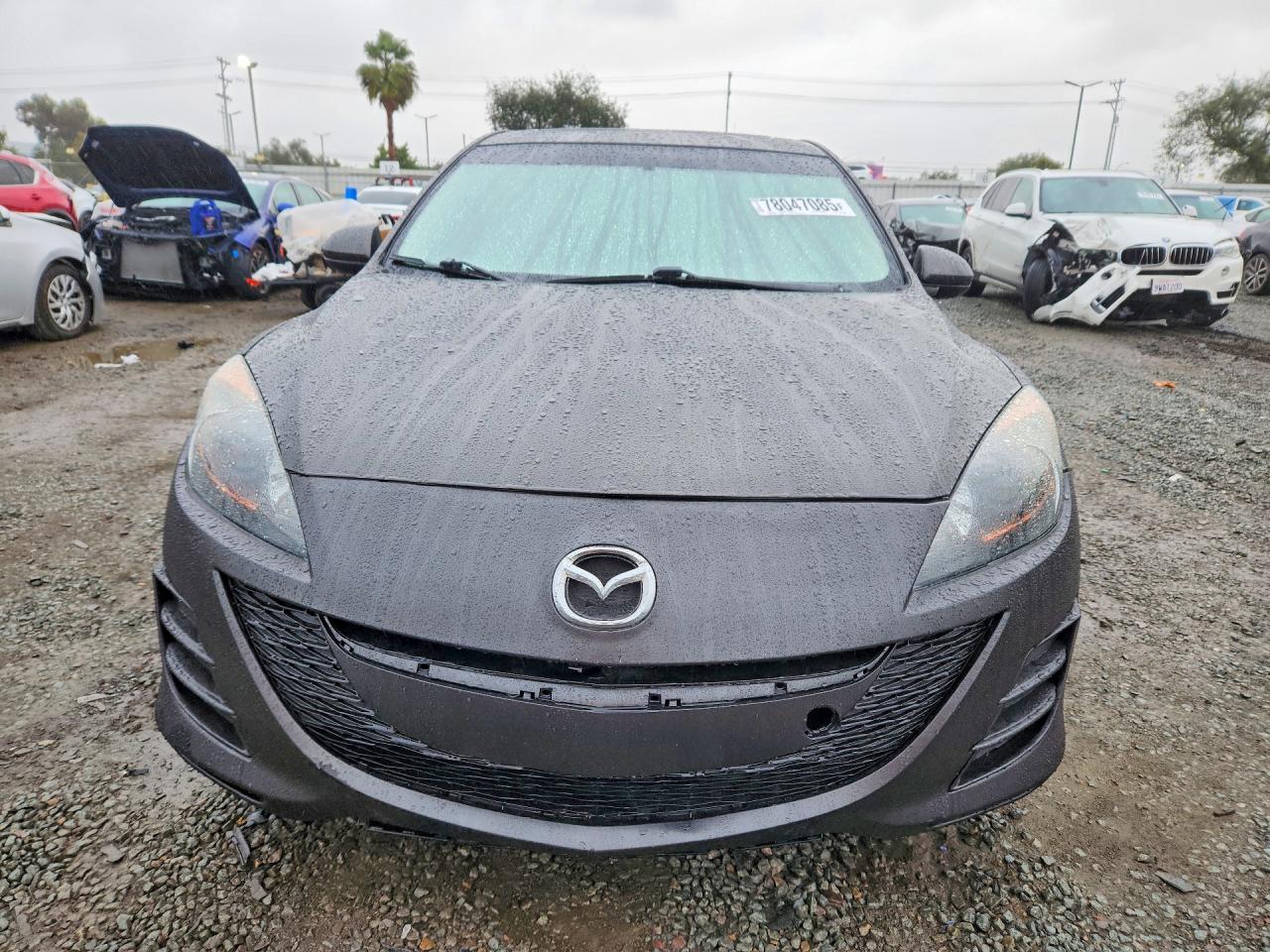2010 Mazda 3 I Gray vin: JM1BL1SG7A1196952