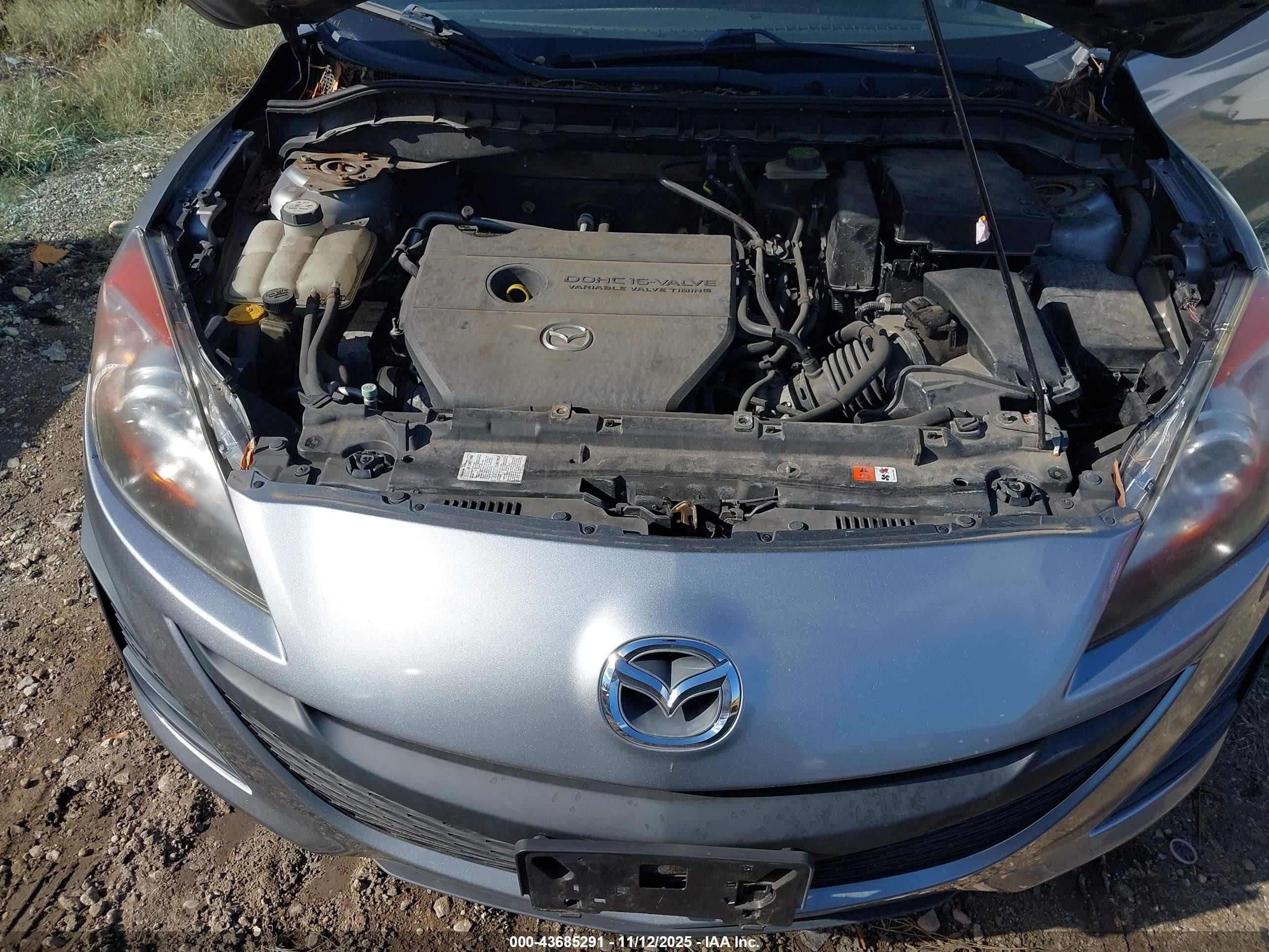 2010 Mazda Mazda3 I Touring Серый vin: JM1BL1SG7A1284769