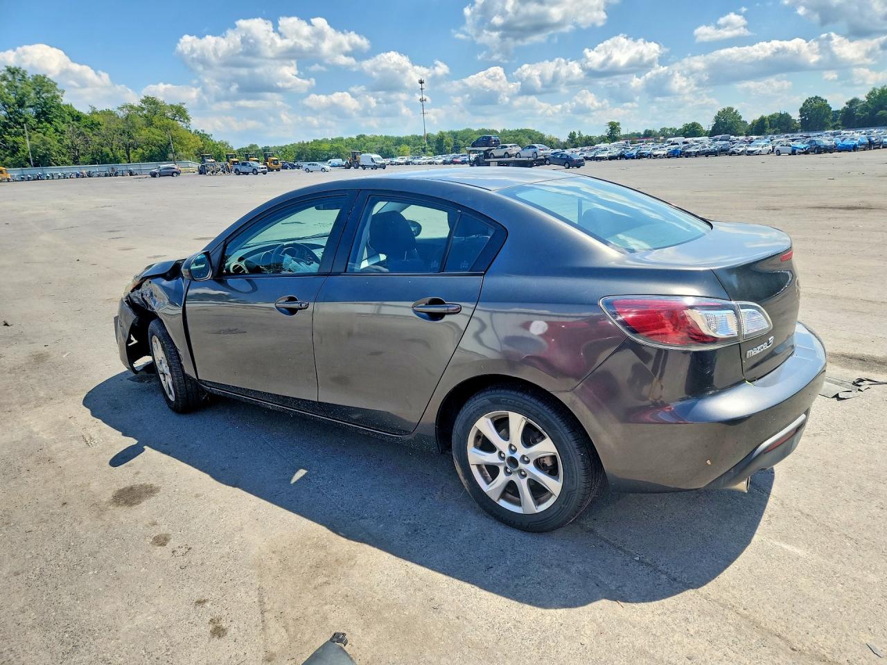 2010 Mazda 3 I Charcoal vin: JM1BL1SG9A1253989