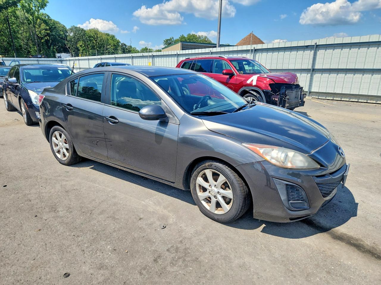2010 Mazda 3 I Charcoal vin: JM1BL1SG9A1253989