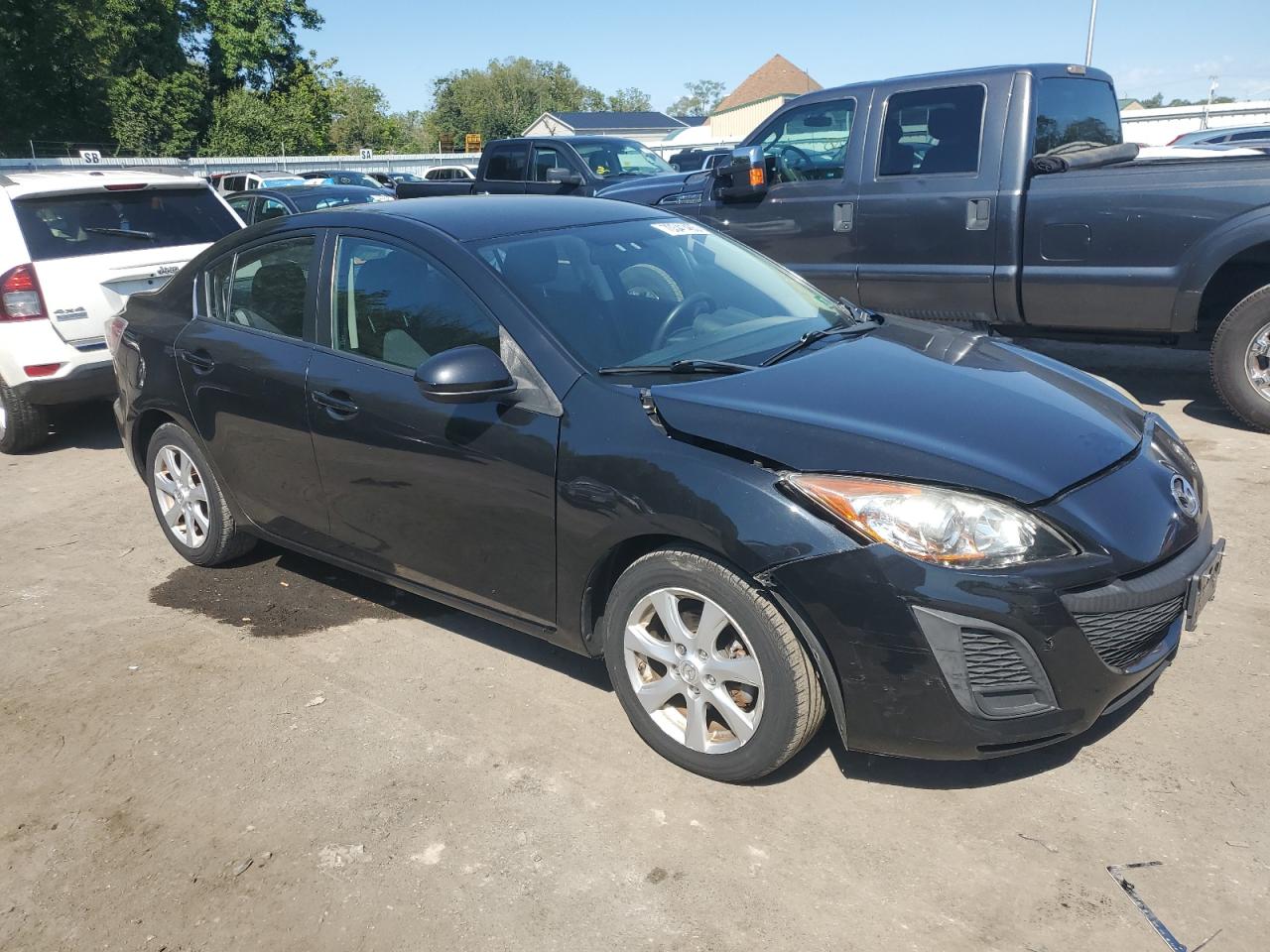 2010 Mazda 3 I Черный vin: JM1BL1SG9A1285440
