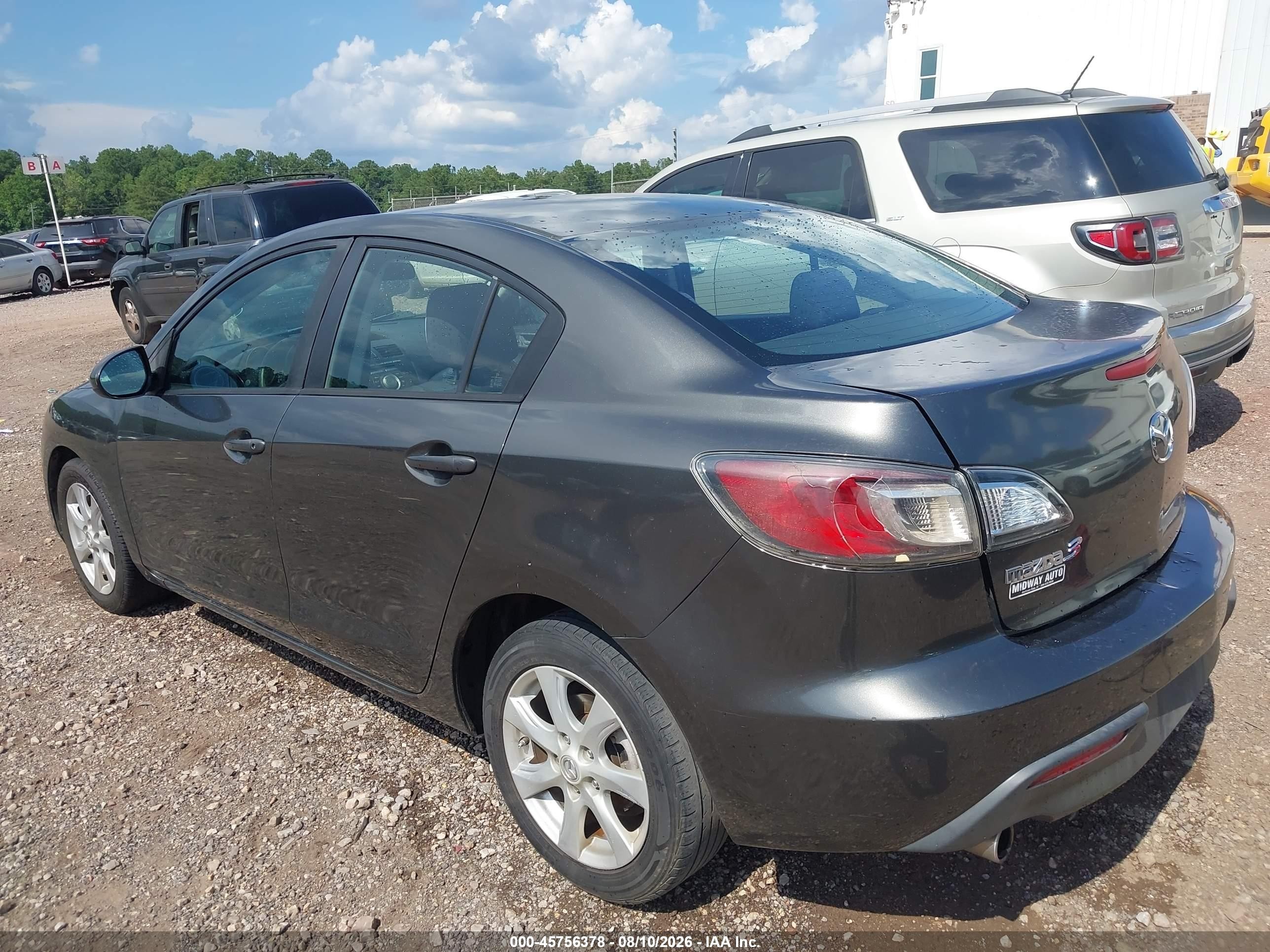2010 Mazda Mazda3 I Touring Gray vin: JM1BL1SG9A1346592