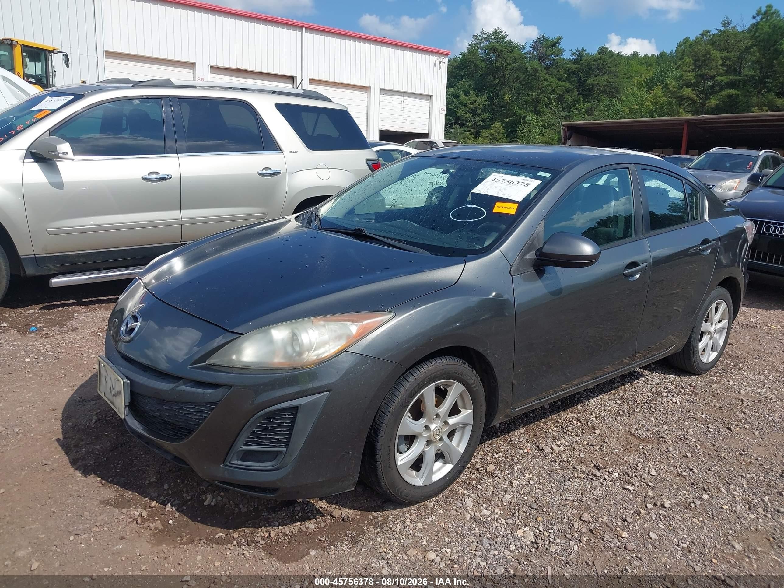 2010 Mazda Mazda3 I Touring Gray vin: JM1BL1SG9A1346592