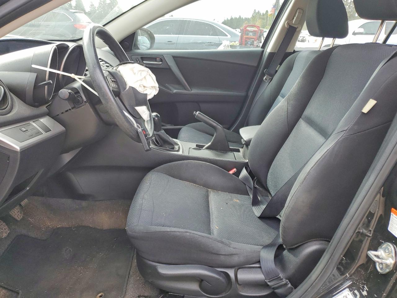 2010 Mazda 3 I Черный vin: JM1BL1SGXA1310975
