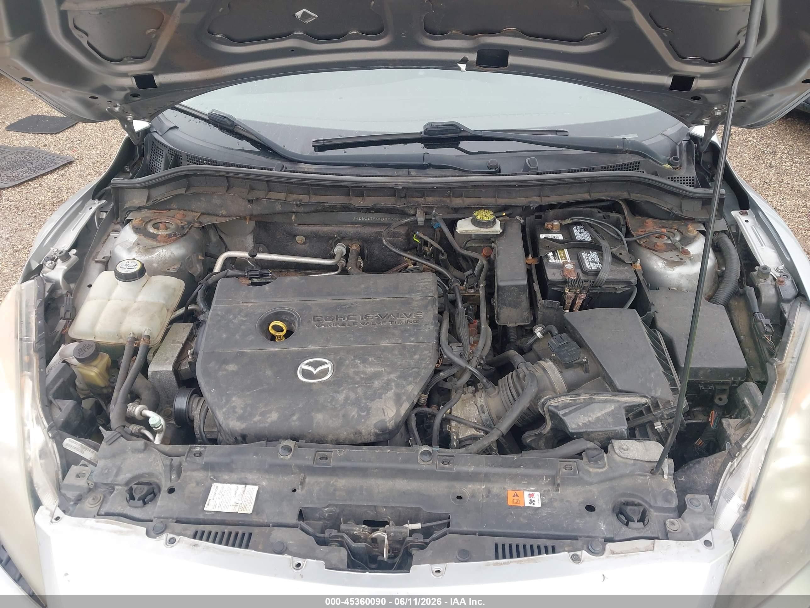 2013 Mazda Mazda3 I Sv Gray vin: JM1BL1TF0D1766509