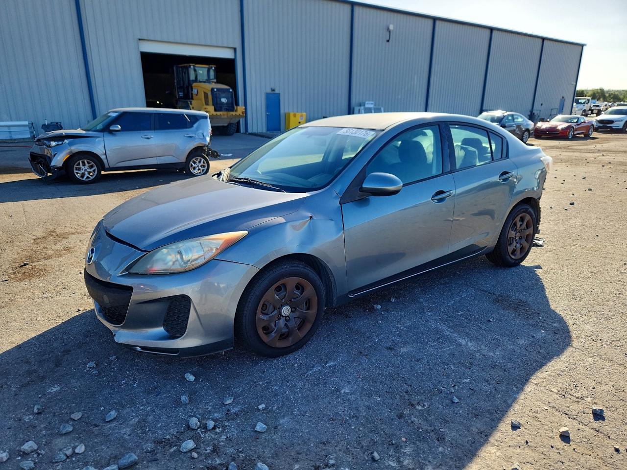 2013 Mazda 3 I Gray vin: JM1BL1TF1D1722020