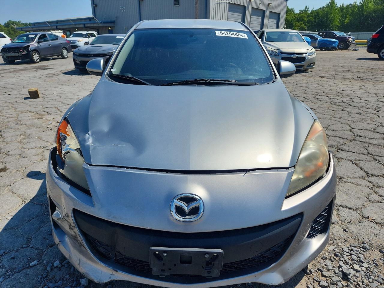 2013 Mazda 3 I Gray vin: JM1BL1TF1D1847373