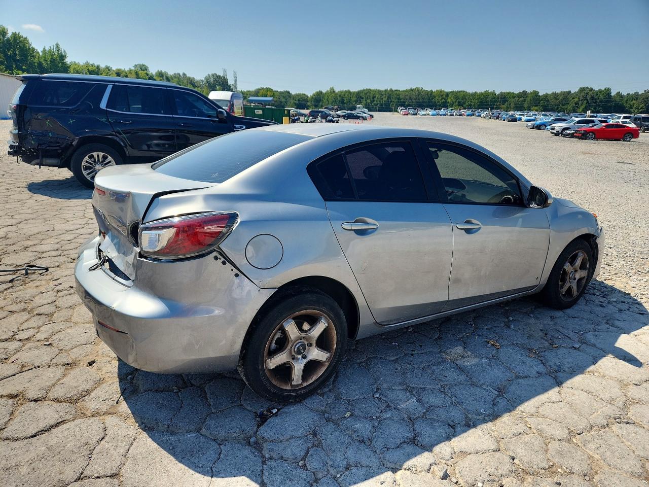 2013 Mazda 3 I Gray vin: JM1BL1TF1D1847373