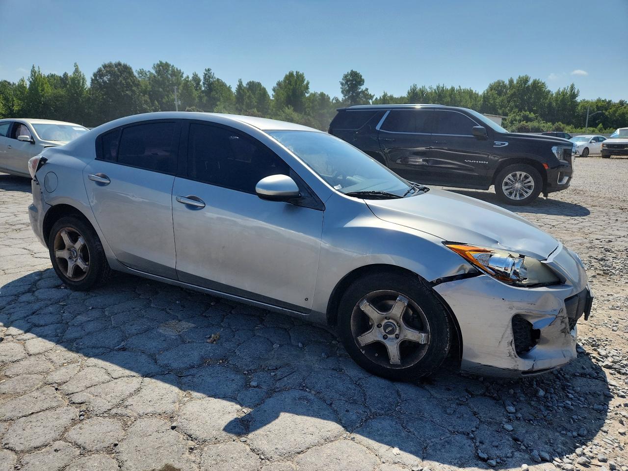 2013 Mazda 3 I Gray vin: JM1BL1TF1D1847373