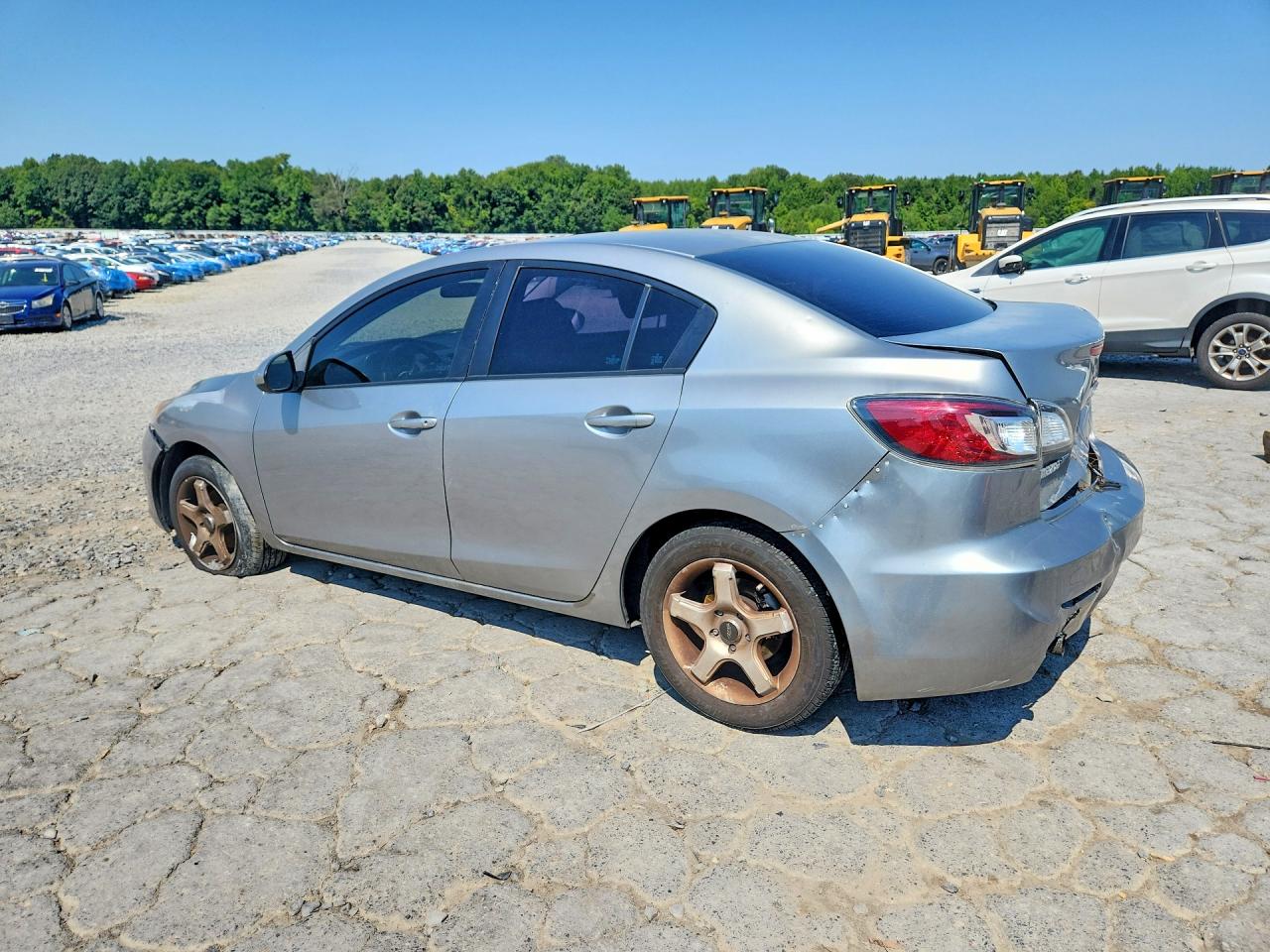2013 Mazda 3 I Gray vin: JM1BL1TF1D1847373