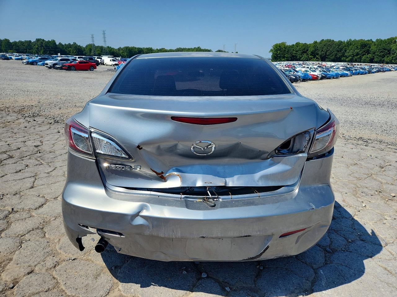 2013 Mazda 3 I Gray vin: JM1BL1TF1D1847373