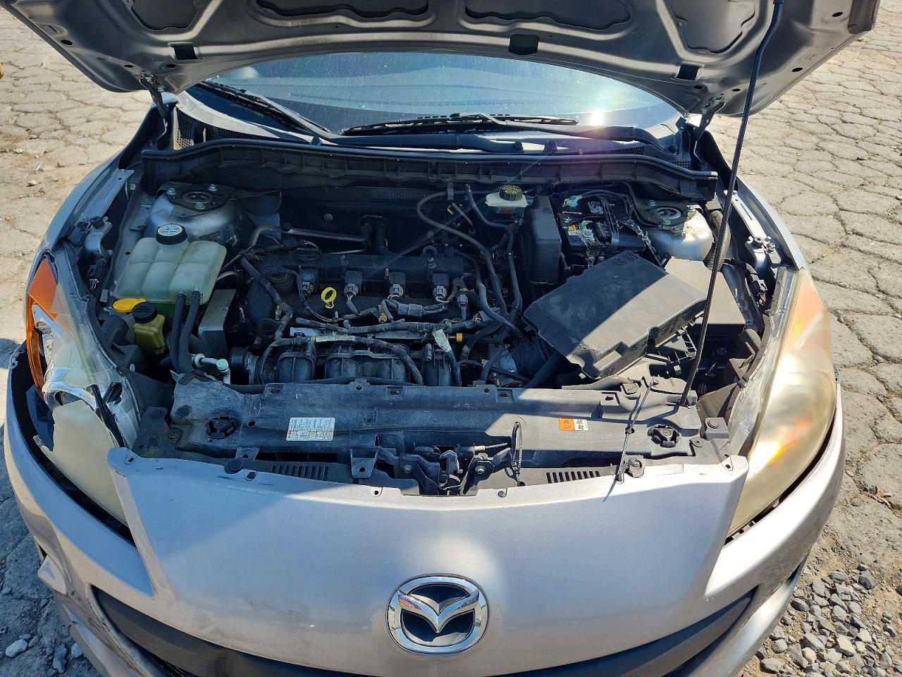 2013 Mazda 3 I Gray vin: JM1BL1TF1D1847373