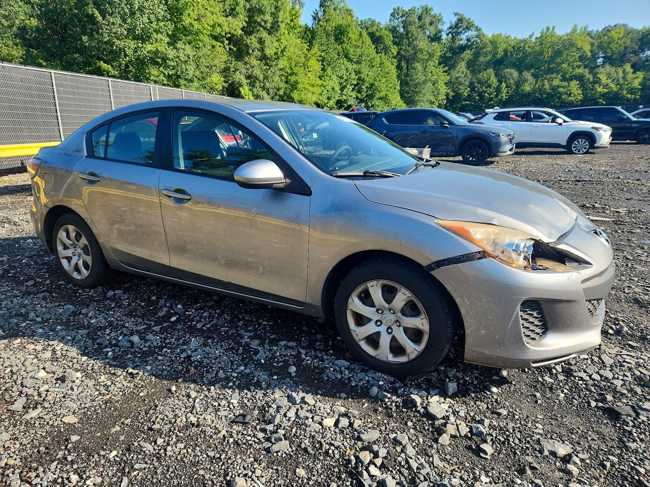 2013 Mazda 3 I Gray vin: JM1BL1TF2D1730563