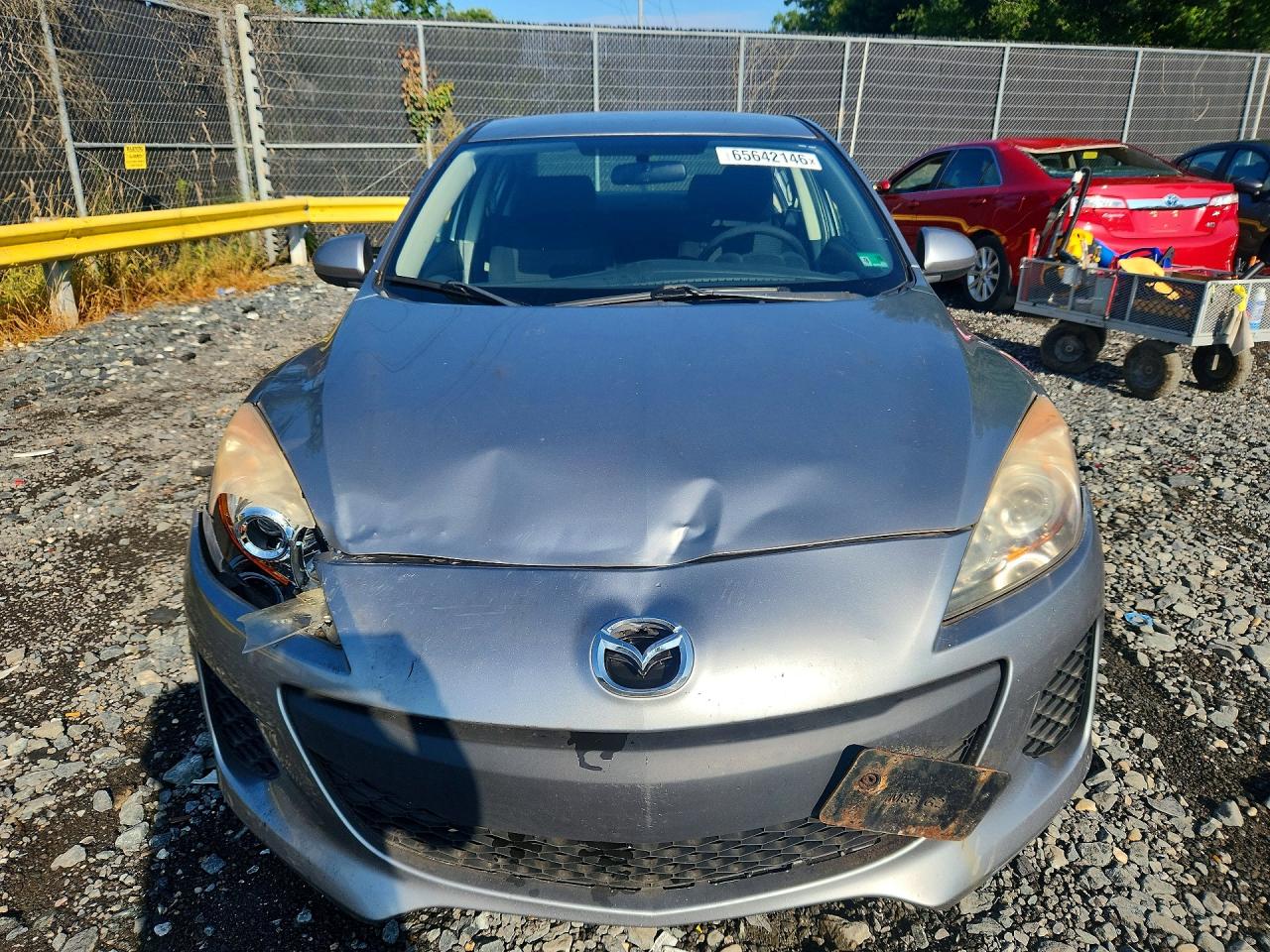 2013 Mazda 3 I Gray vin: JM1BL1TF2D1730563