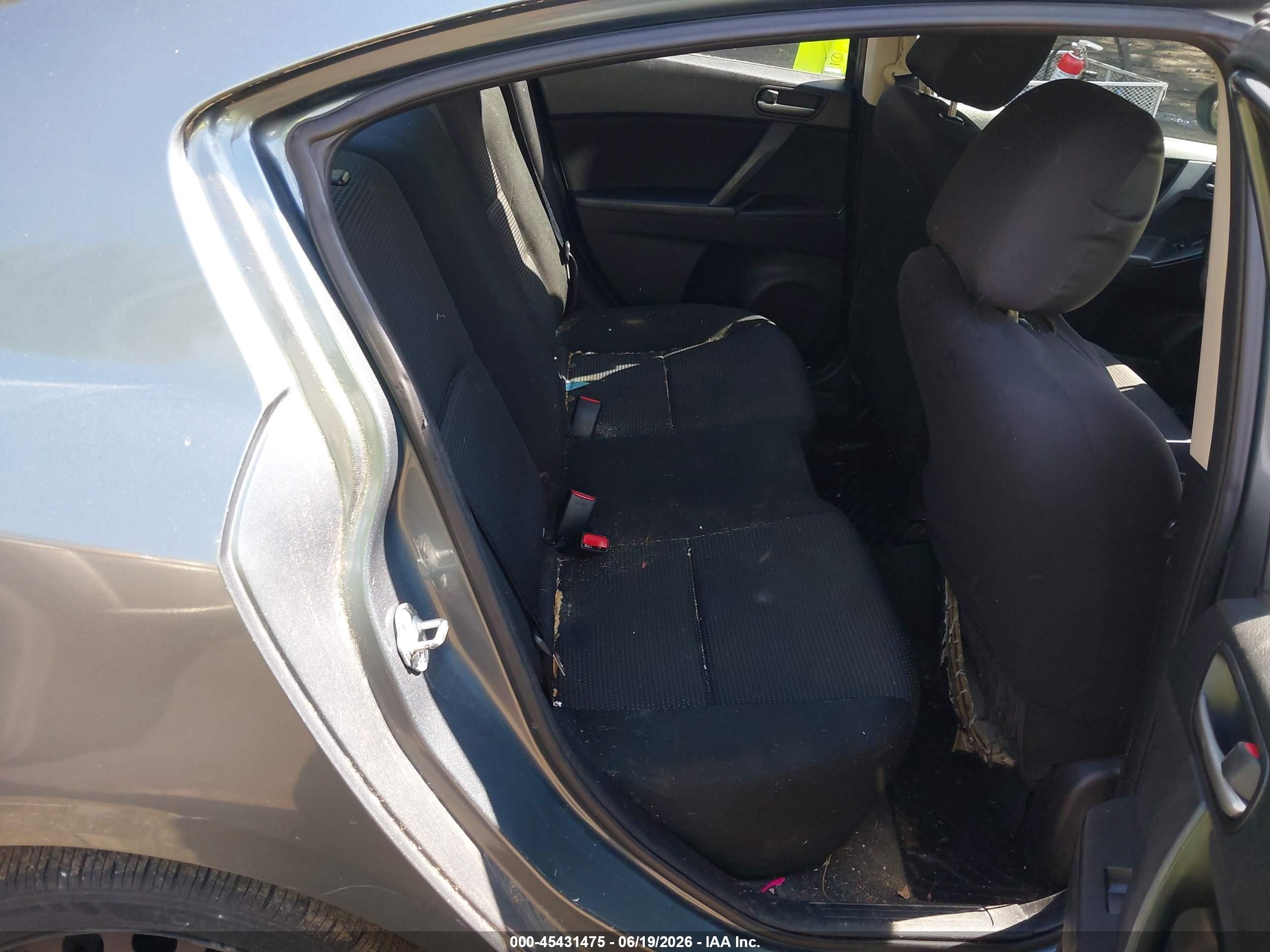 2013 Mazda Mazda3 I Sv Light Blue vin: JM1BL1TF3D1768139