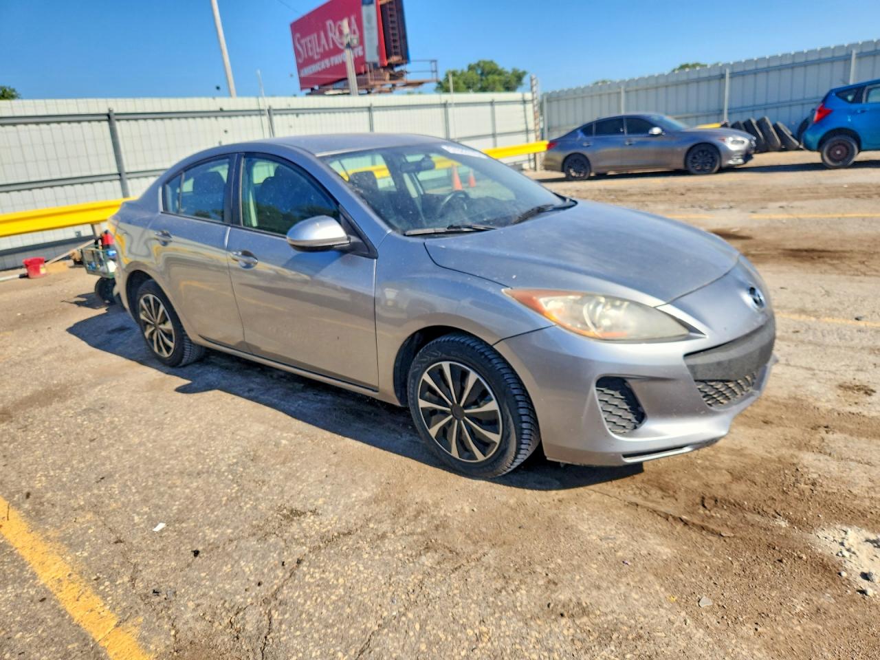 2013 Mazda 3 I Silver vin: JM1BL1TF3D1817985