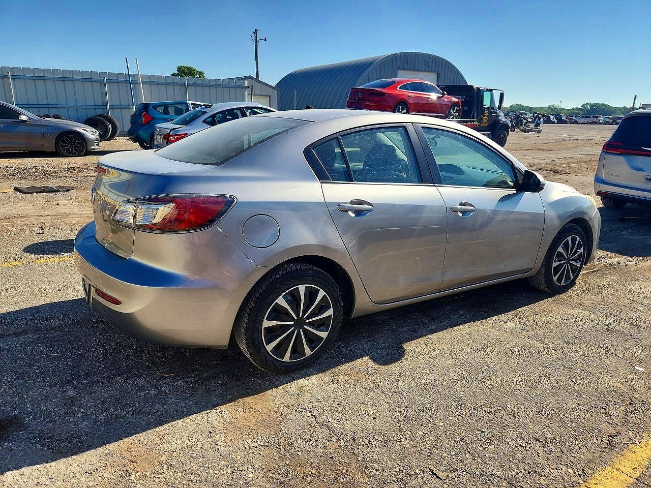 2013 Mazda 3 I Silver vin: JM1BL1TF3D1817985