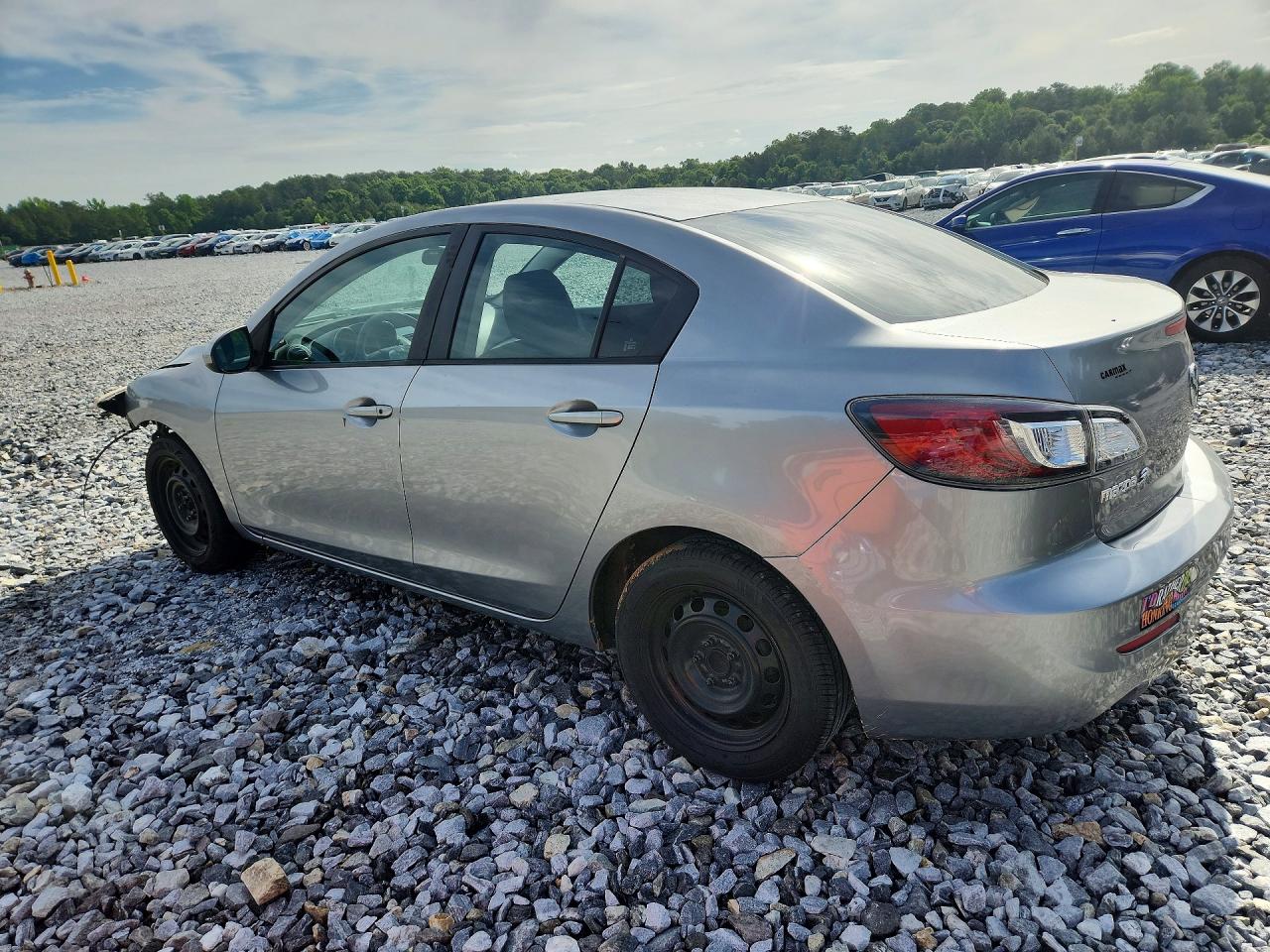 2013 Mazda 3 I Silver vin: JM1BL1TF3D1825598