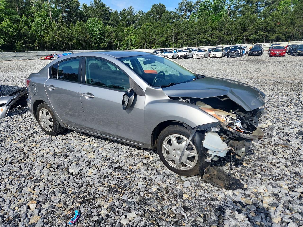 2013 Mazda 3 I Silver vin: JM1BL1TF3D1825598