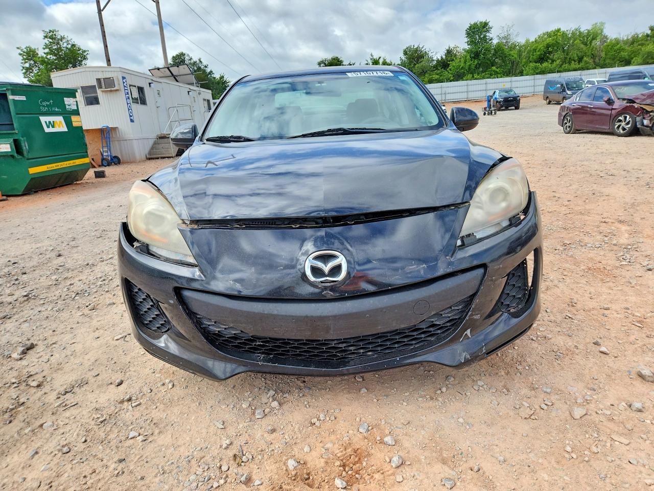 2013 Mazda 3 I Charcoal vin: JM1BL1TF3D1832681