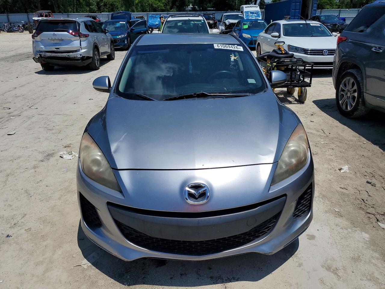 2013 Mazda 3 I Silver vin: JM1BL1TF4D1787864