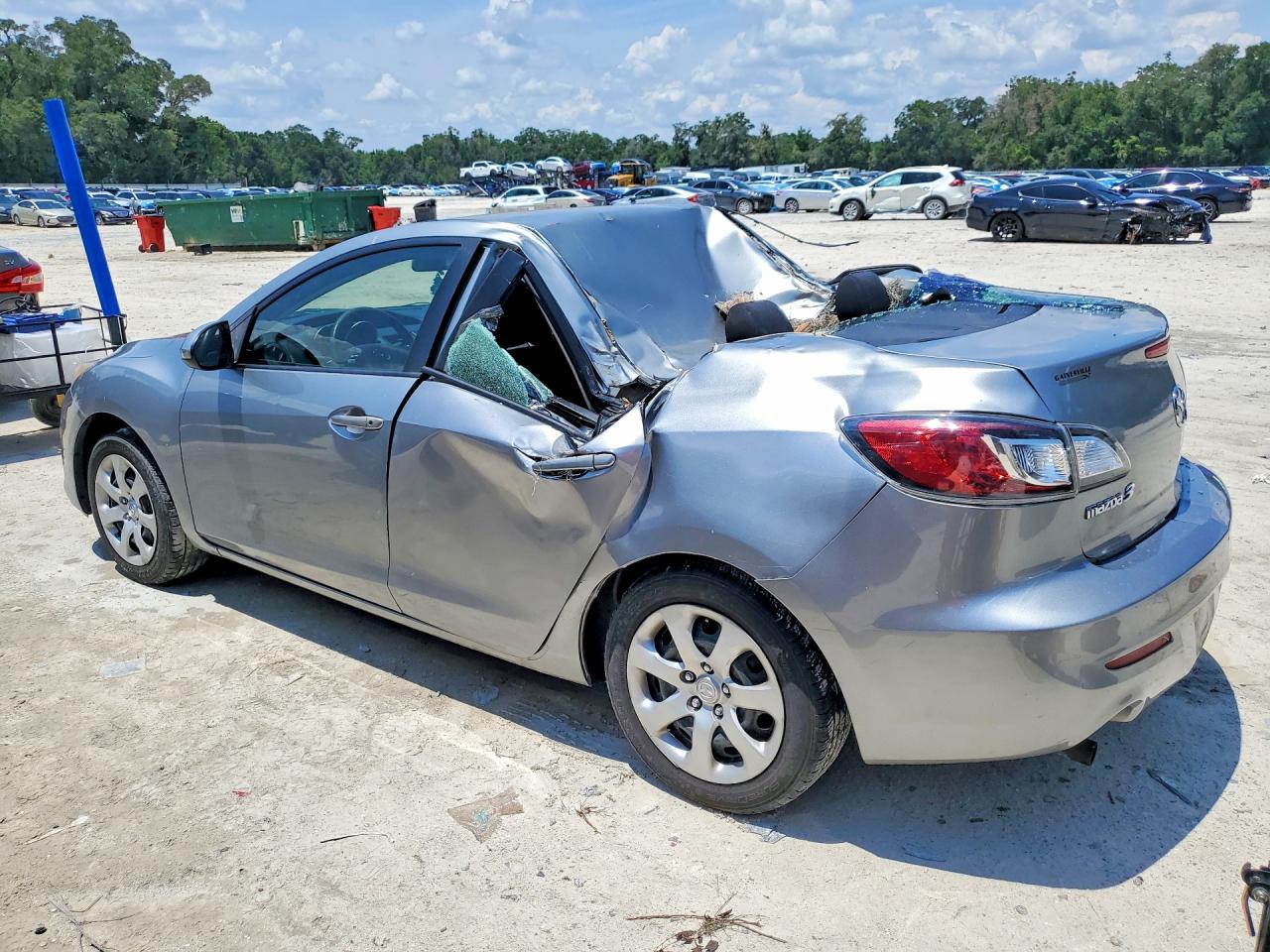 2013 Mazda 3 I Silver vin: JM1BL1TF4D1787864