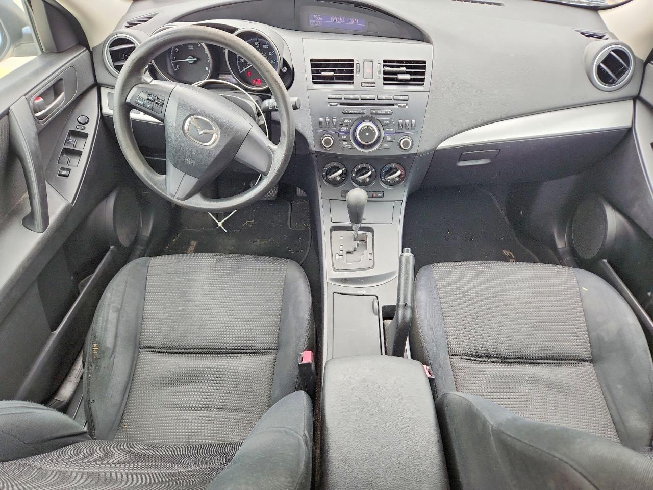 2013 Mazda 3 I White vin: JM1BL1TF4D1817400