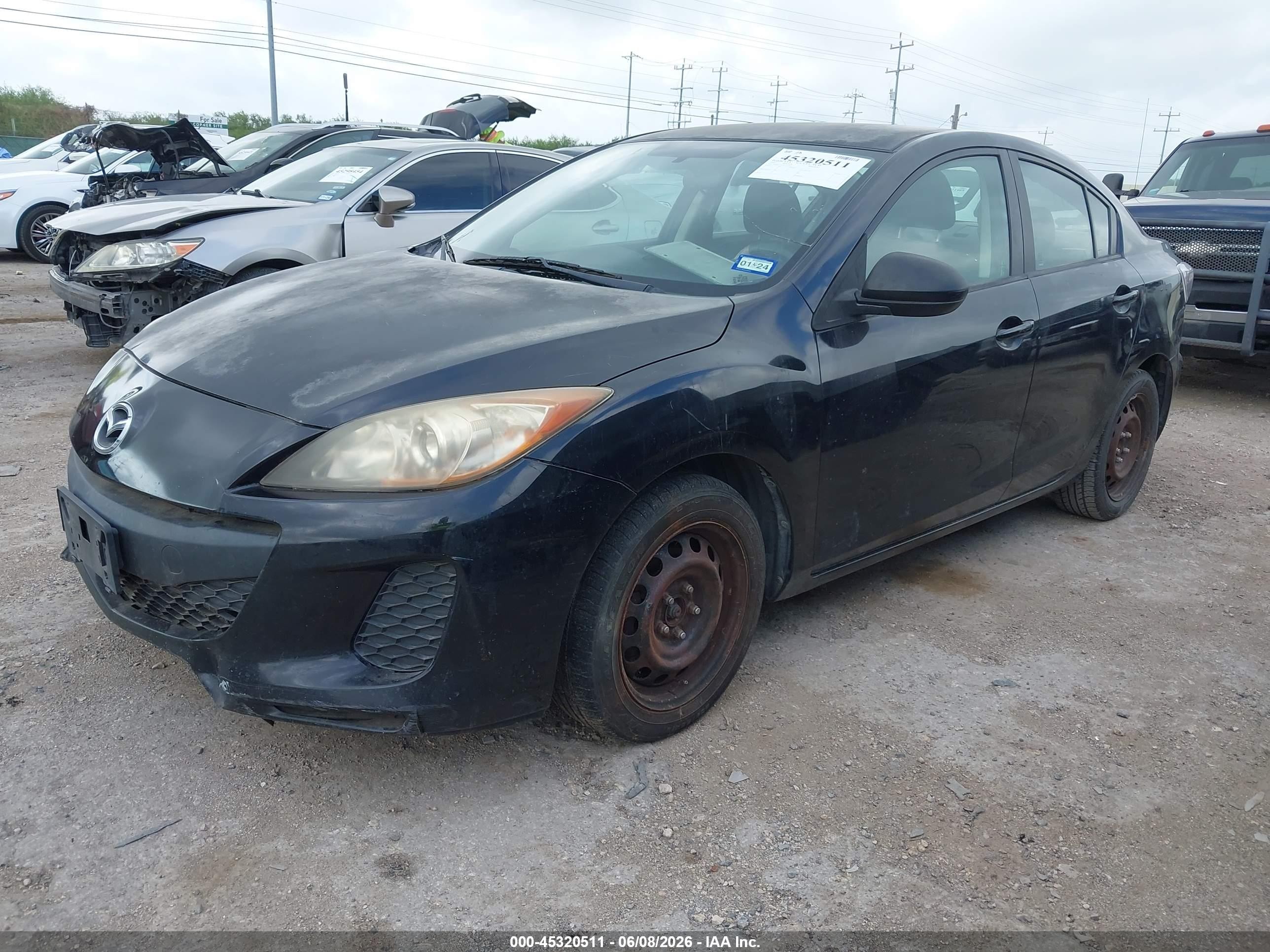 2013 Mazda Mazda3 I Sv Black vin: JM1BL1TF5D1725244