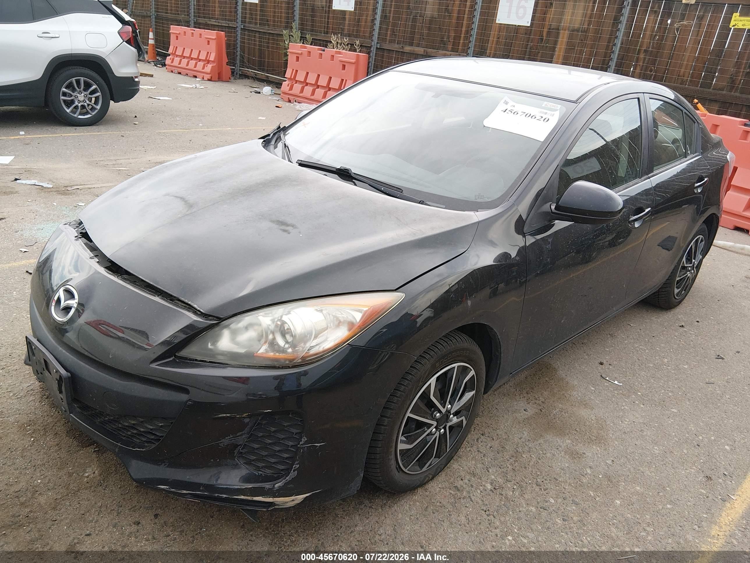 2013 Mazda Mazda3 I Sv Black vin: JM1BL1TF5D1729052