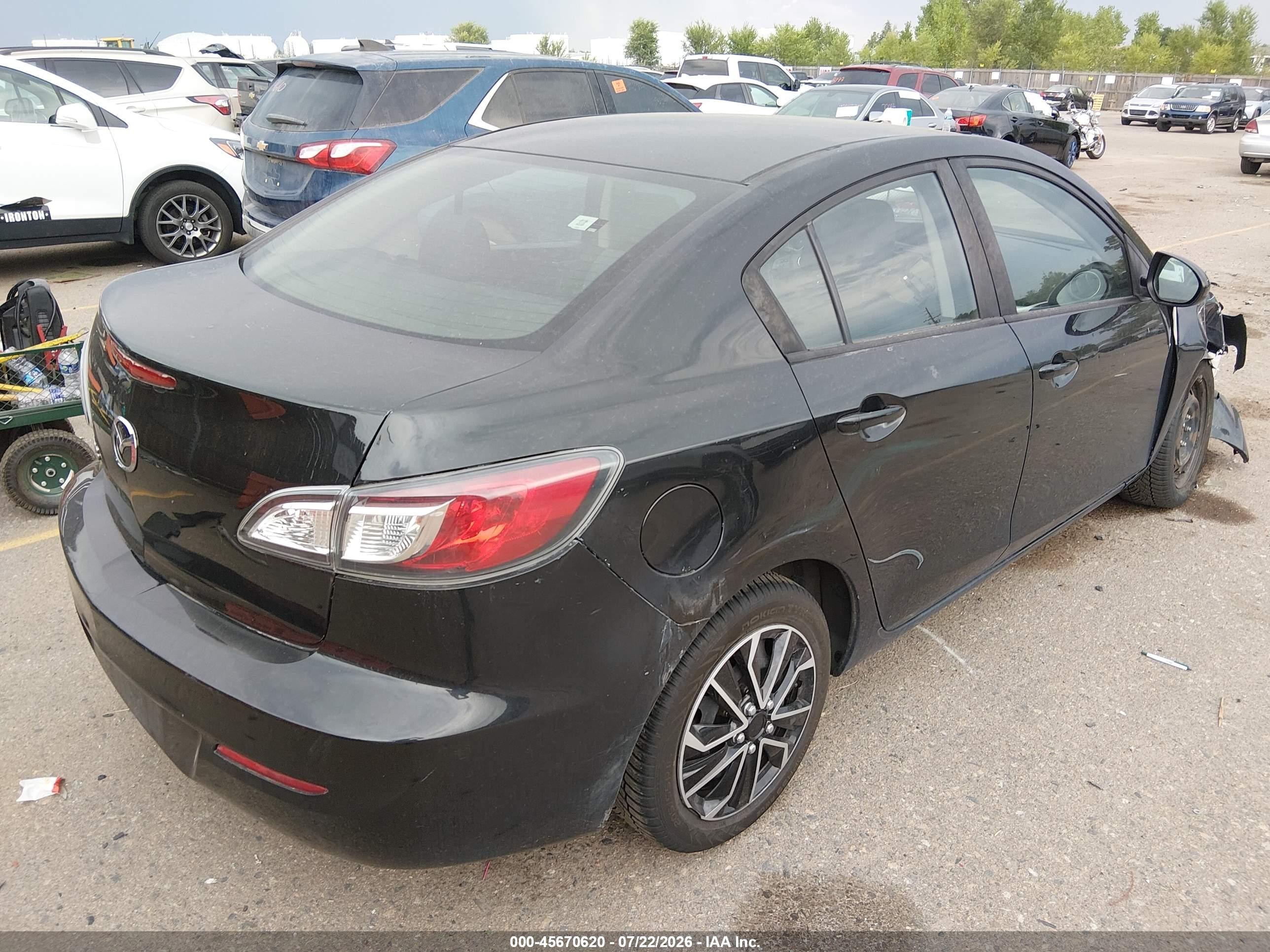 2013 Mazda Mazda3 I Sv Black vin: JM1BL1TF5D1729052