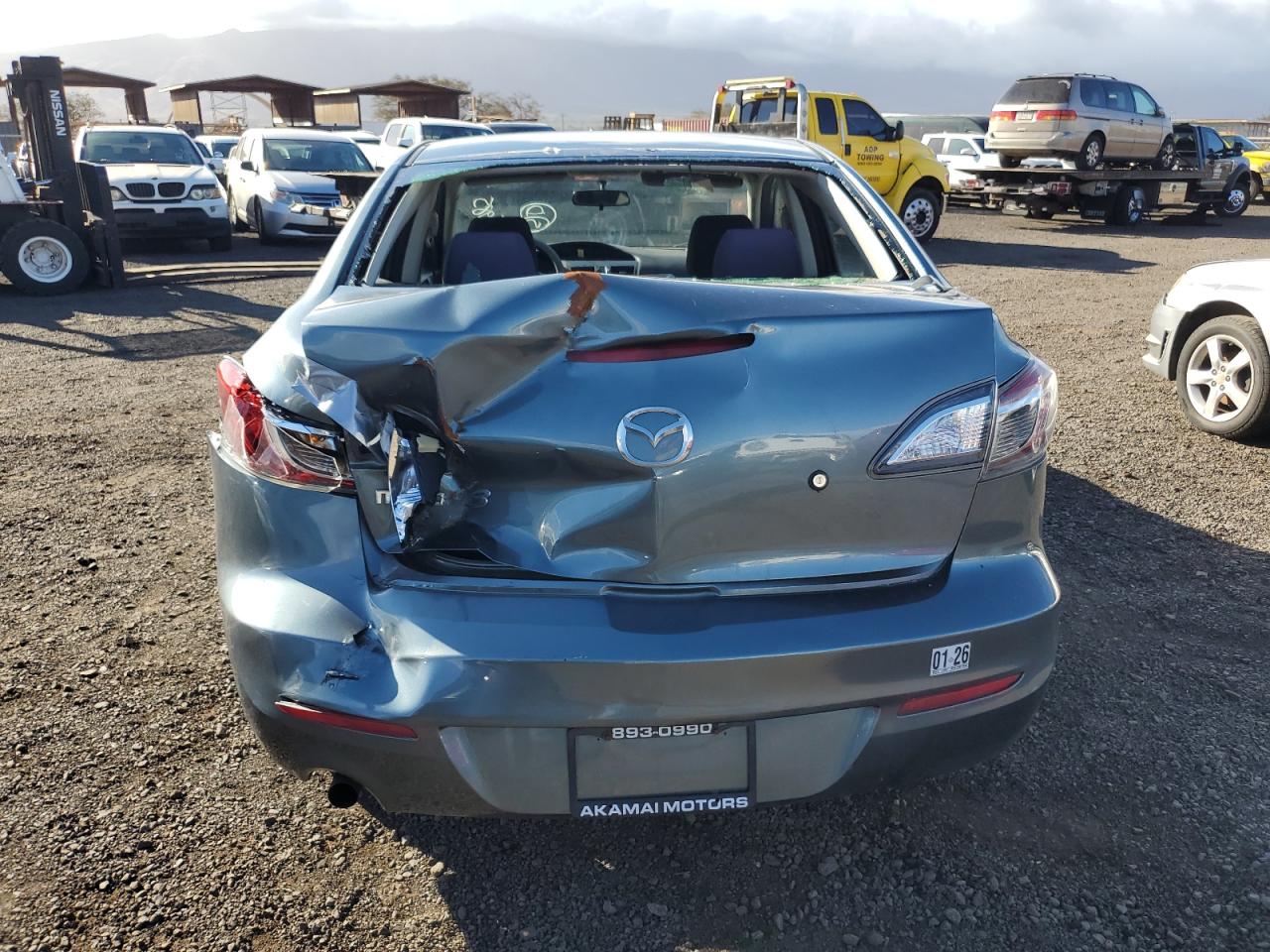 2013 Mazda 3 Blue vin: JM1BL1TF5D1778140