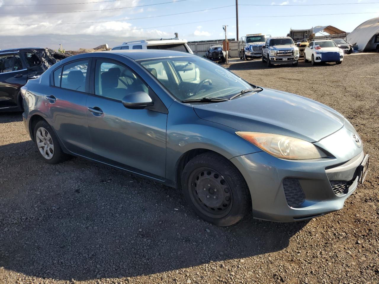 2013 Mazda 3 Blue vin: JM1BL1TF5D1778140