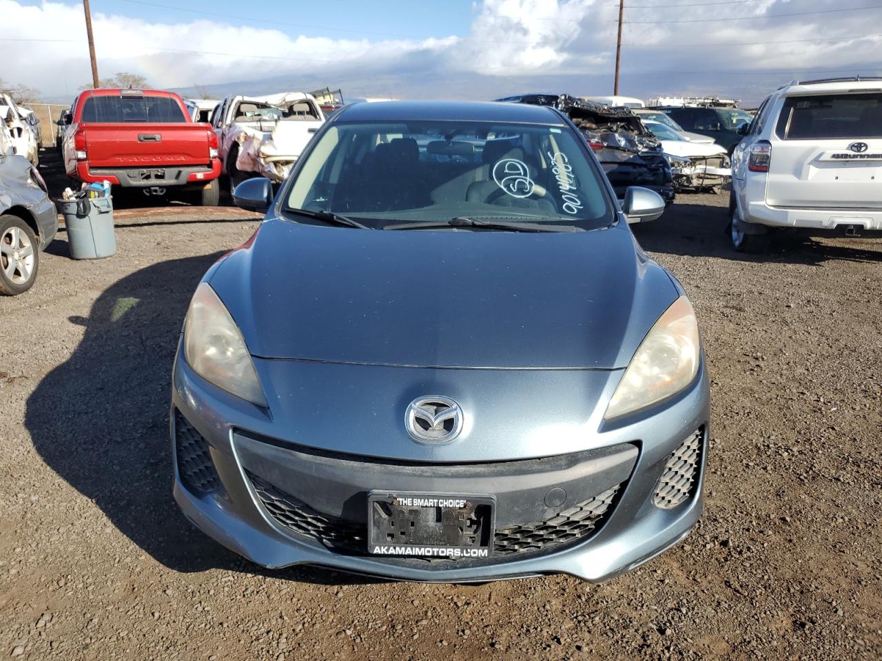 2013 Mazda 3 Blue vin: JM1BL1TF5D1778140