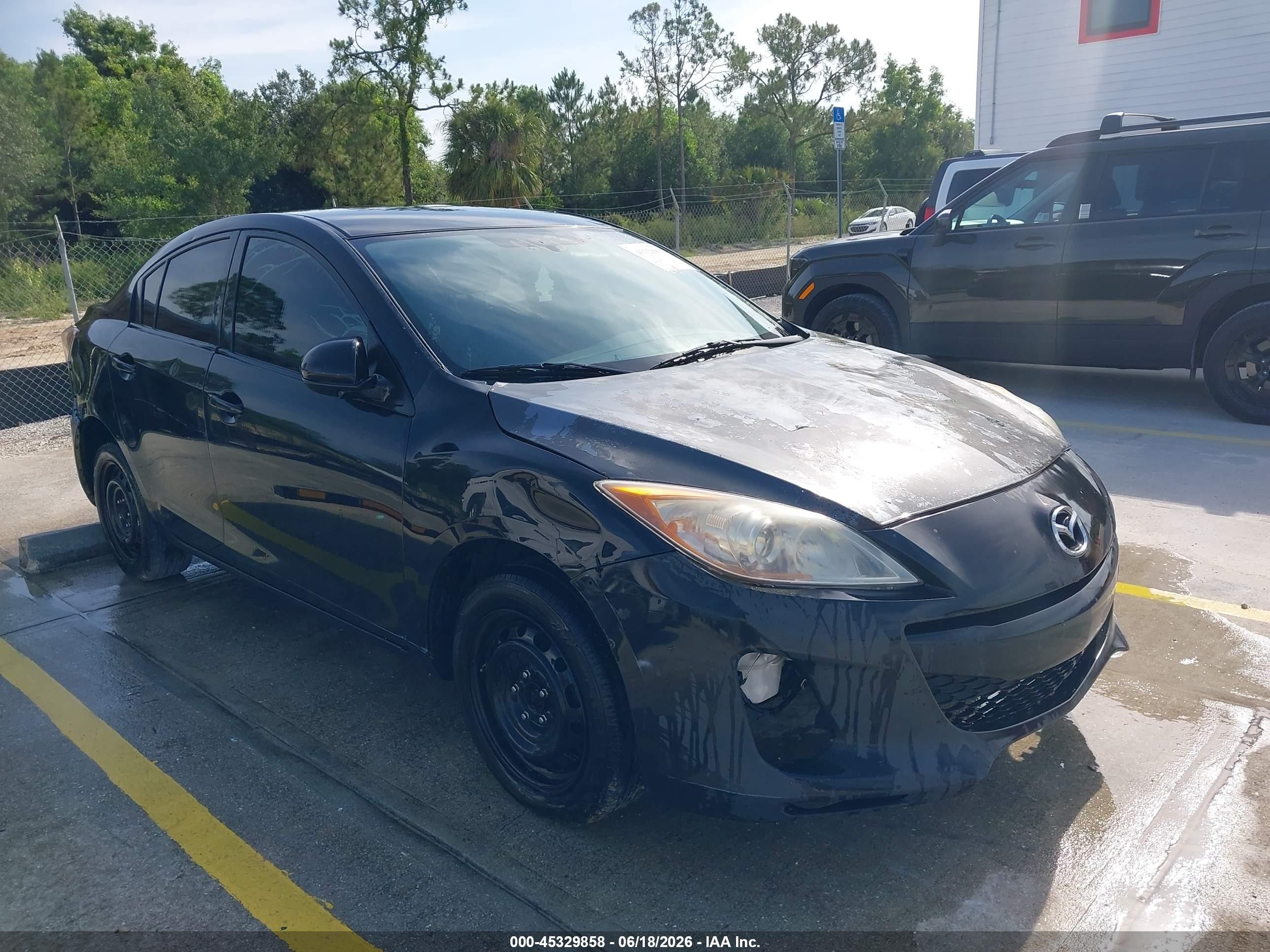 2013 Mazda Mazda3 I Sv Black vin: JM1BL1TF5D1820905