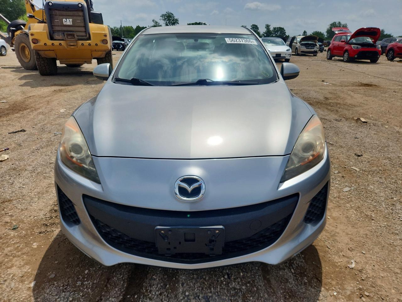 2013 Mazda 3 I Silver vin: JM1BL1TF5D1845321