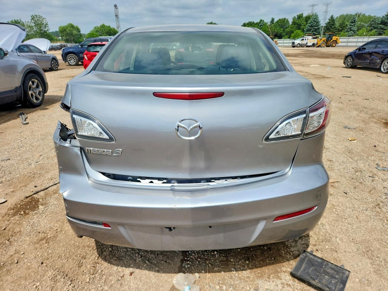 2013 Mazda 3 I Silver vin: JM1BL1TF5D1845321