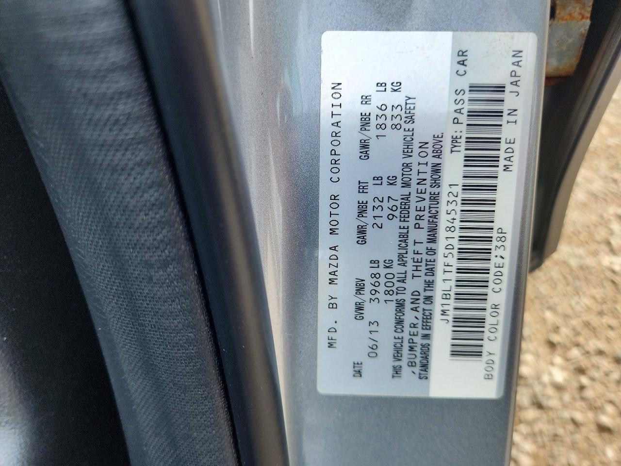 2013 Mazda 3 I Silver vin: JM1BL1TF5D1845321