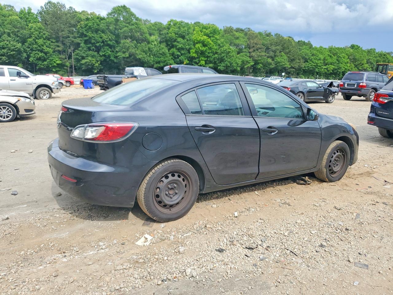 2013 Mazda 3 I Black vin: JM1BL1TF6D1743347