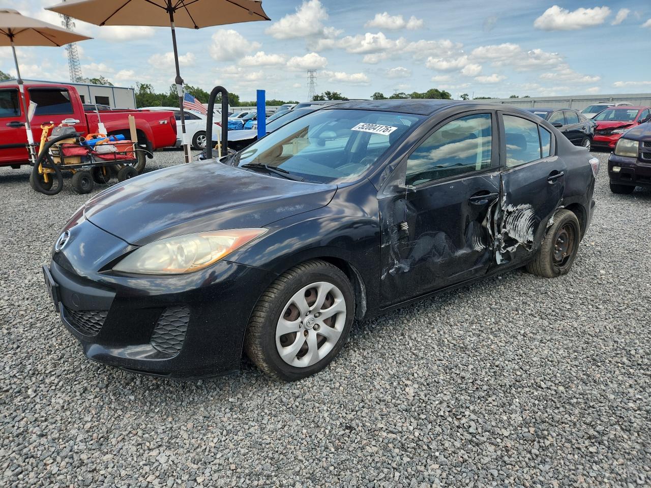 2013 Mazda 3 I Black vin: JM1BL1TF7D1746550