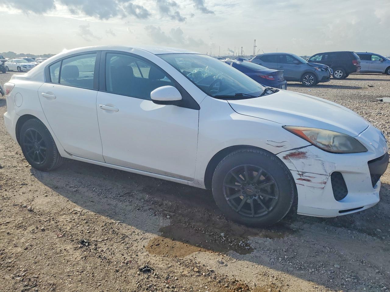 2013 Mazda 3 I White vin: JM1BL1TF7D1847720