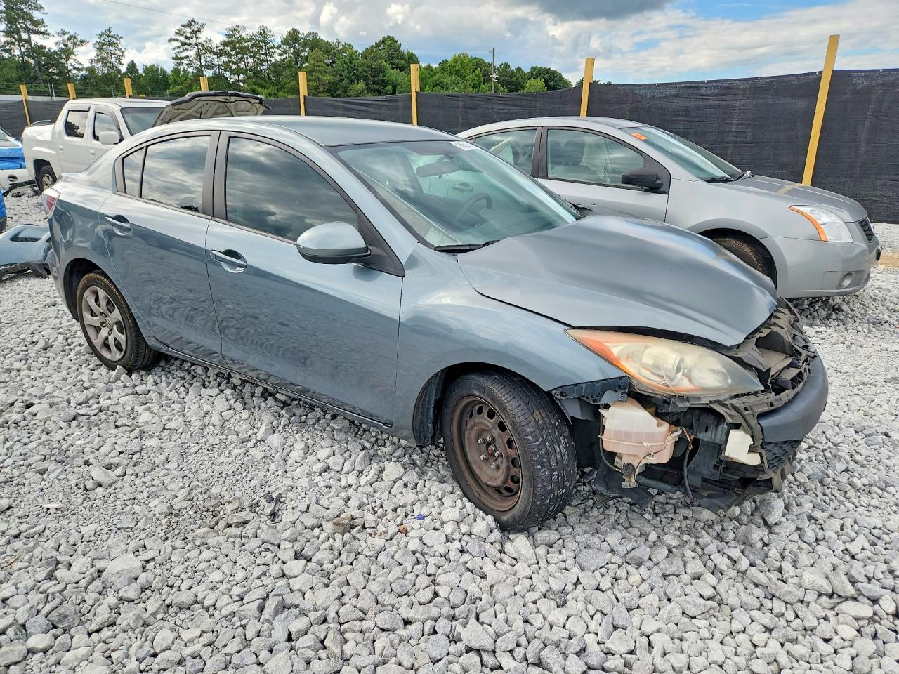 2013 Mazda 3 I Turquoise vin: JM1BL1TF8D1812328