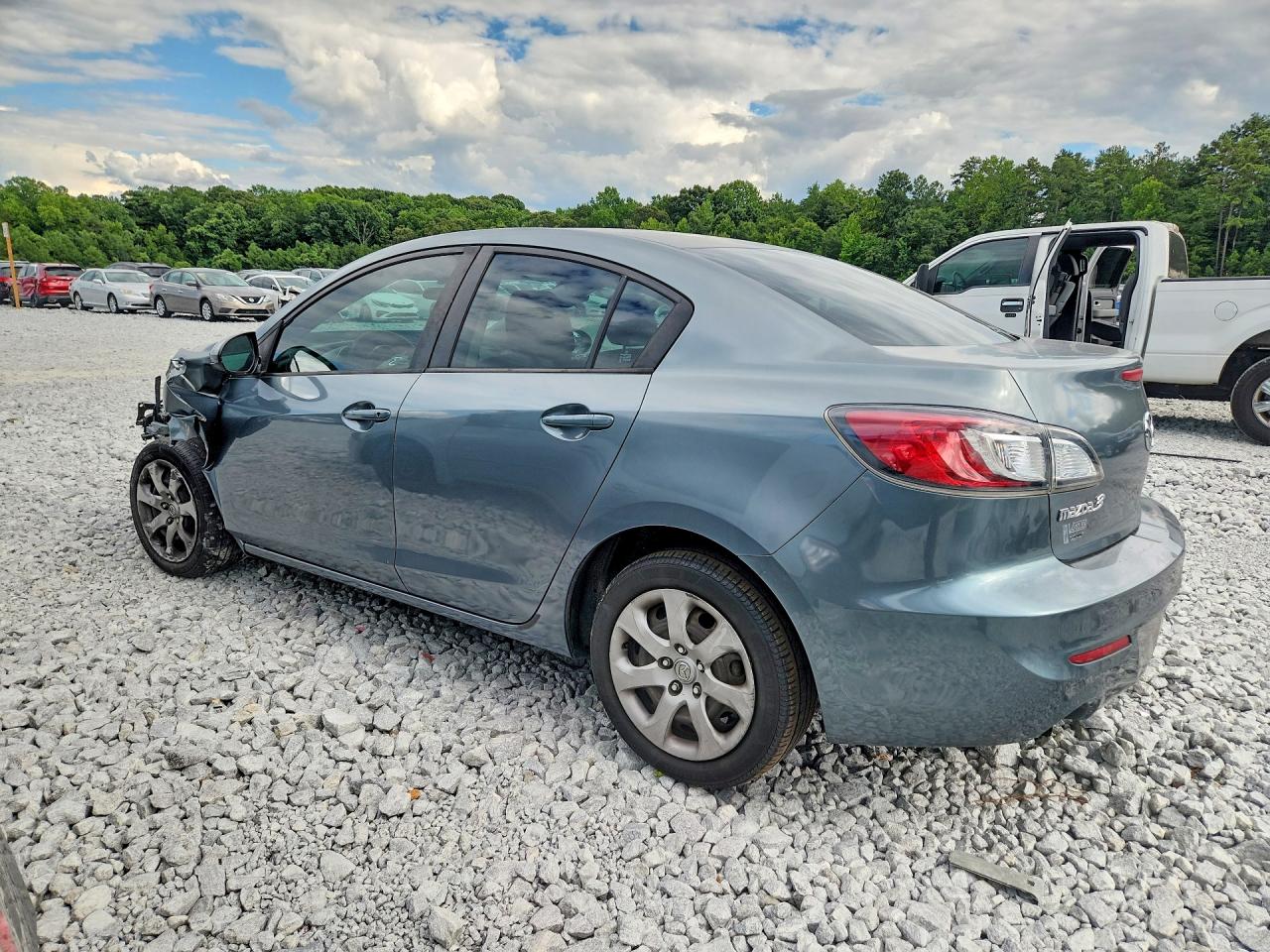 2013 Mazda 3 I Turquoise vin: JM1BL1TF8D1812328