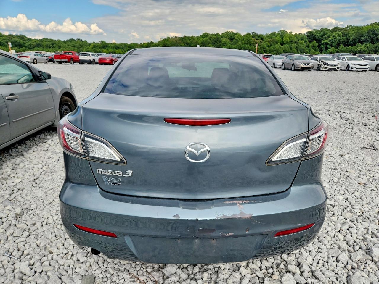 2013 Mazda 3 I Turquoise vin: JM1BL1TF8D1812328