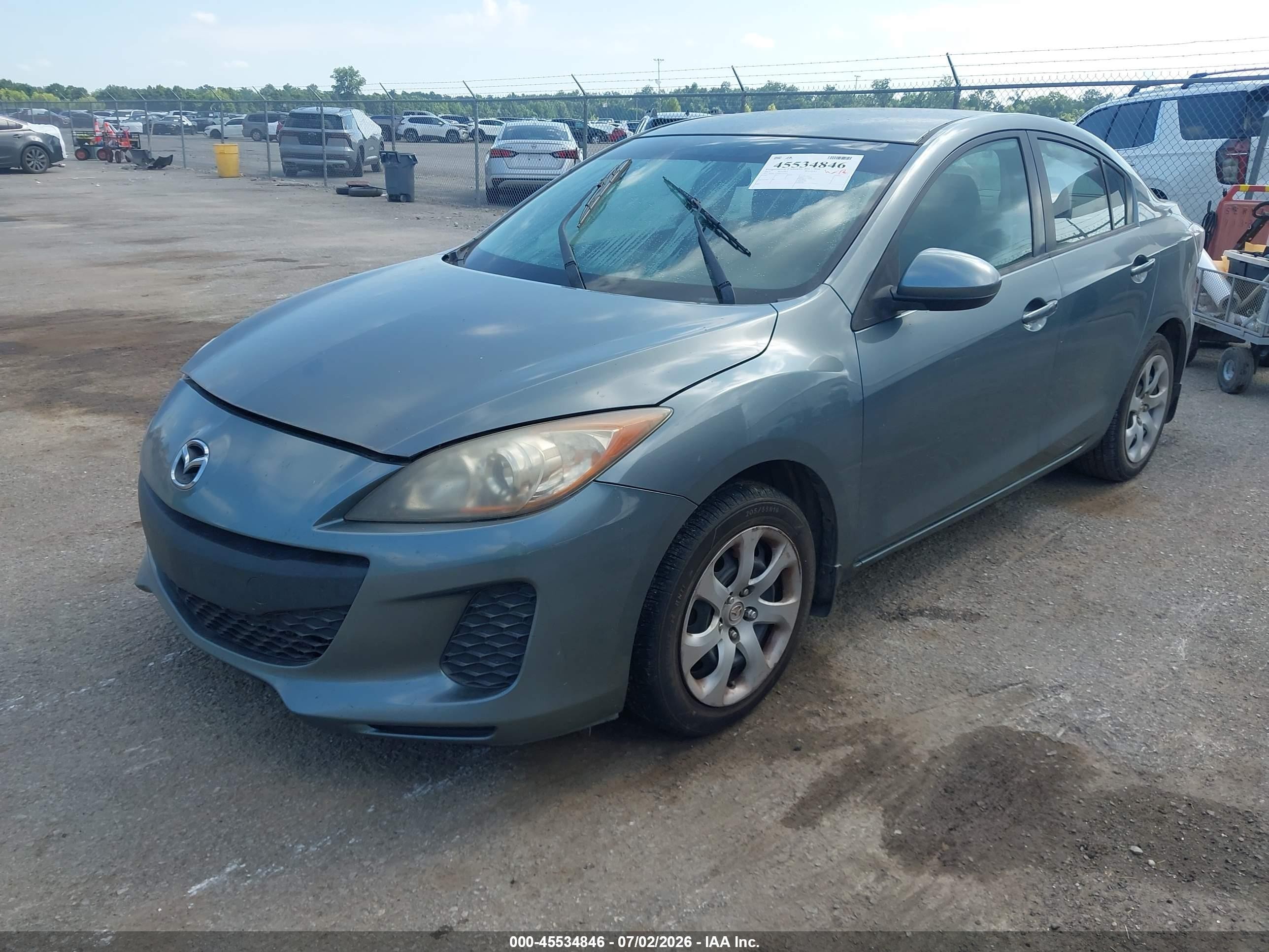 2013 Mazda Mazda3 I Sv Blue vin: JM1BL1TF9D1734514
