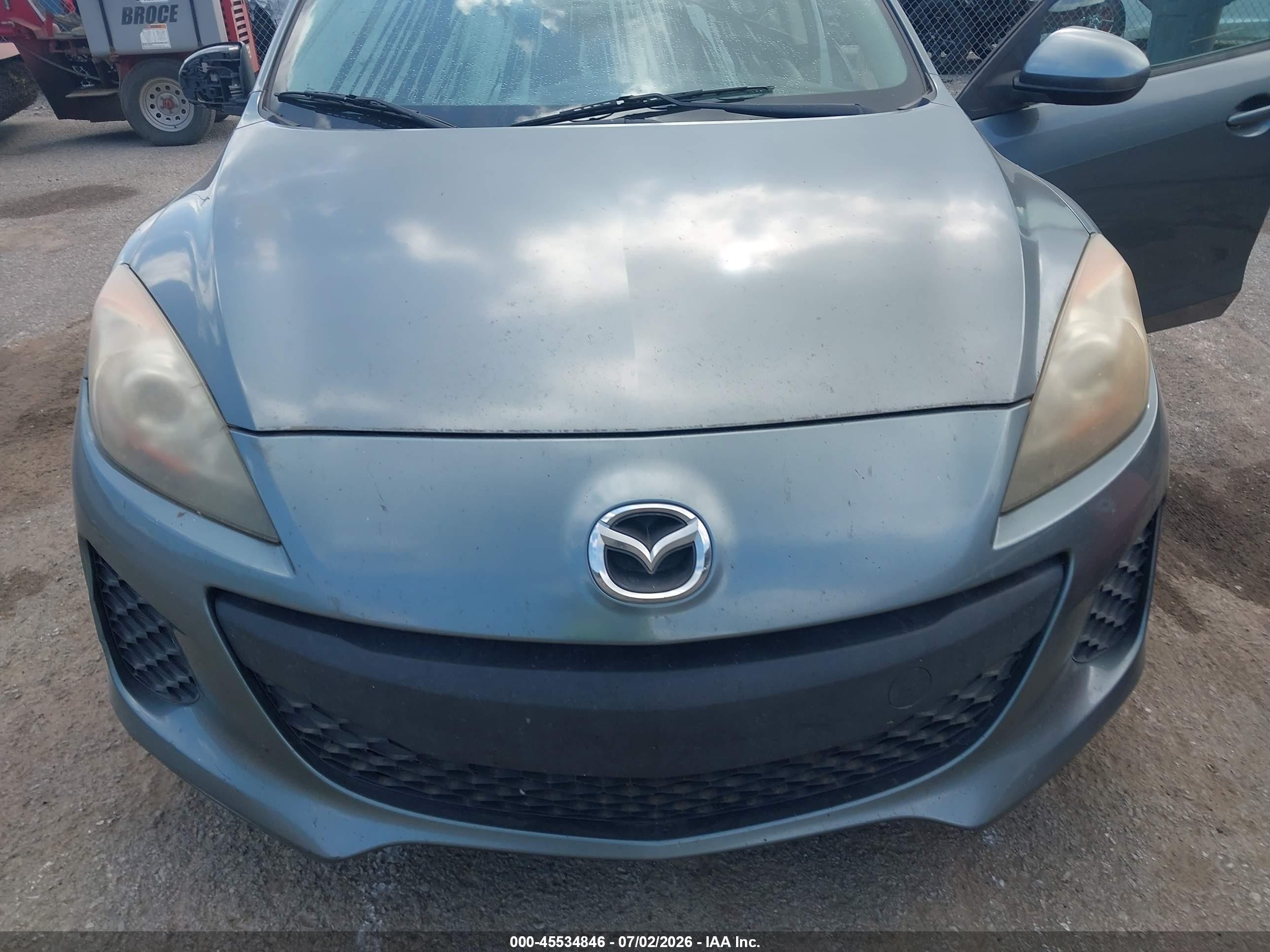 2013 Mazda Mazda3 I Sv Blue vin: JM1BL1TF9D1734514