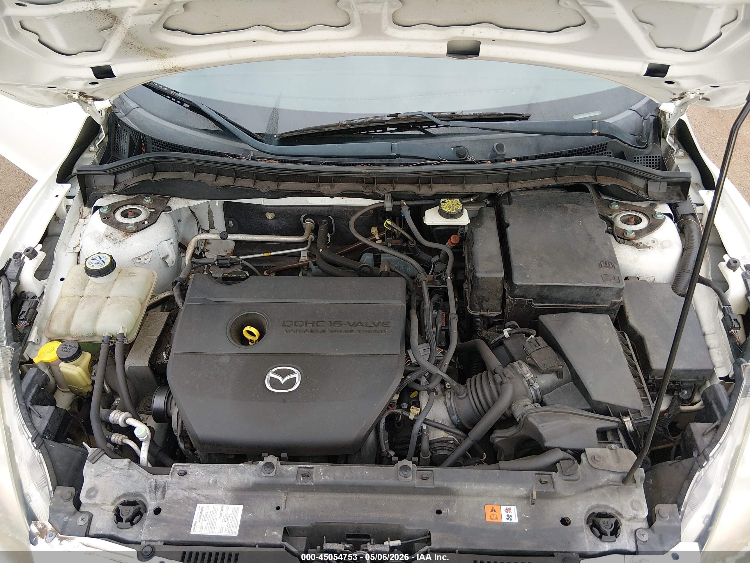 2013 Mazda Mazda3 I Sv Белый vin: JM1BL1TF9D1831244