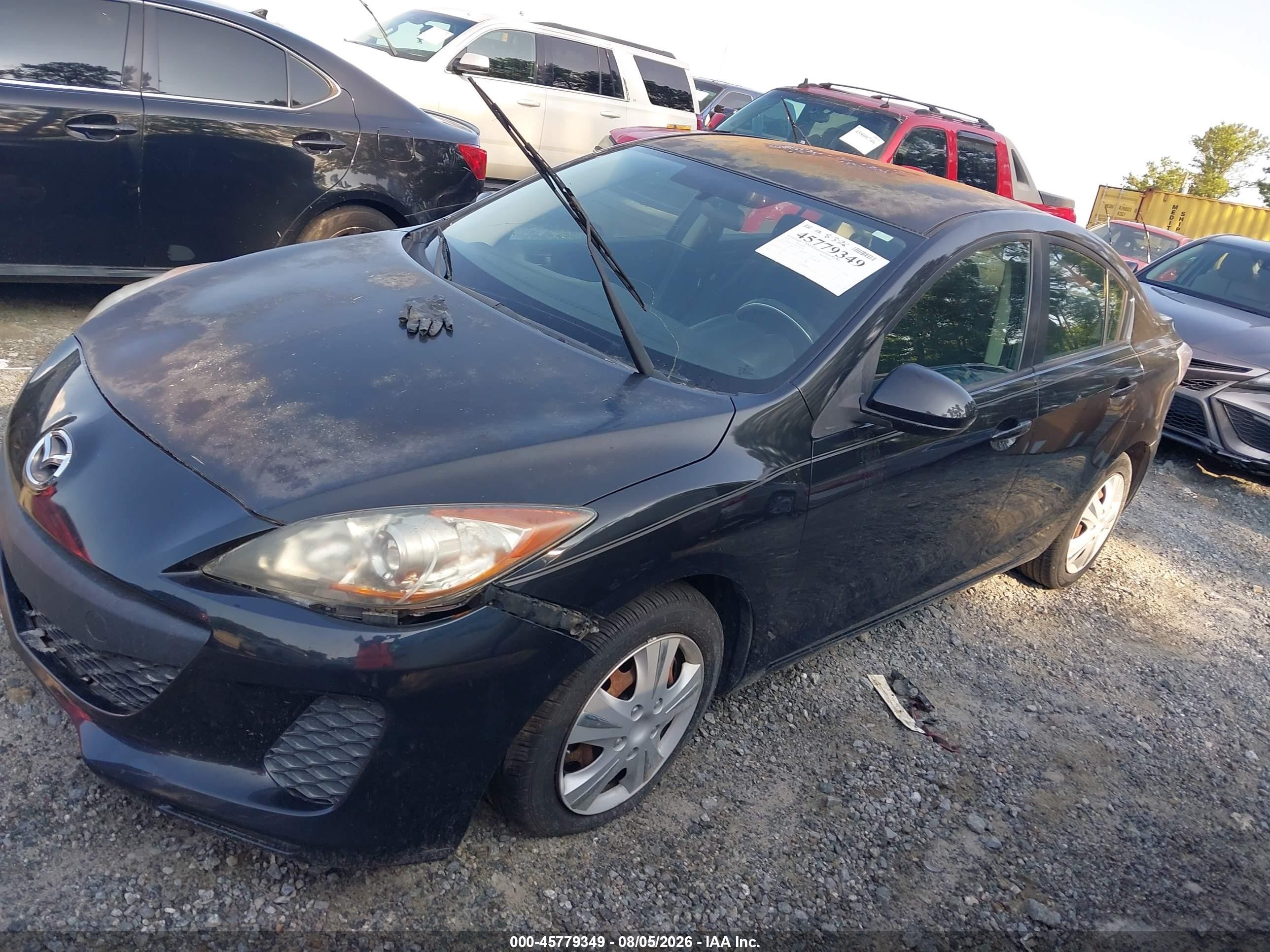 2013 Mazda Mazda3 I Sv Black vin: JM1BL1TFXD1797119