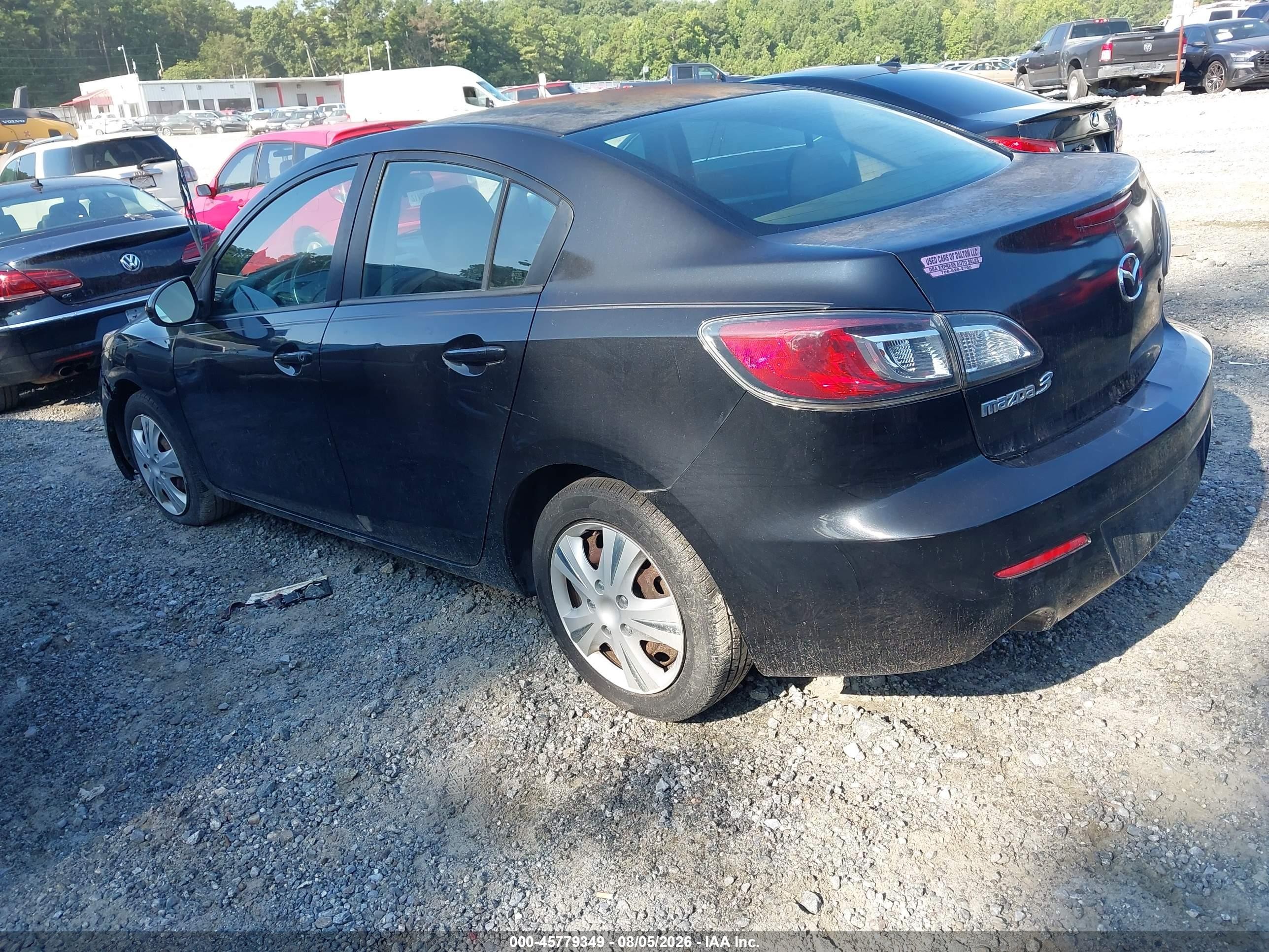 2013 Mazda Mazda3 I Sv Black vin: JM1BL1TFXD1797119